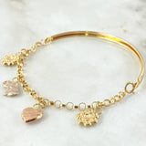 Pulso Charms  5.6gr / 19cm / Oro 18K *