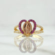 Virgin Miraculous Heart Ring 3.25gr / Size 7 1/4 / 18K Gold ©