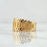 Rustic Maya Ring 4.8gr / Size 7 3/4 / 18K Gold ©