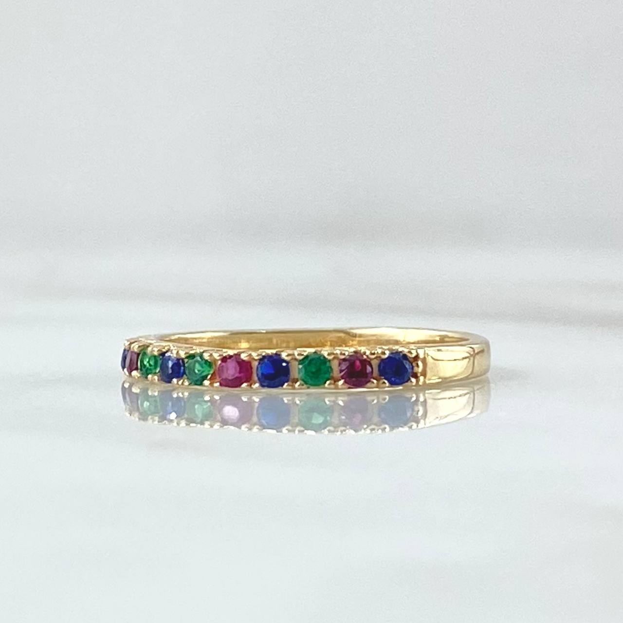 Half Cuban Ring 1.5gr / Size 6 3/4 / 18K Gold *