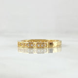 Anillo Carril Olas 2gr / T6 1/4 / Oro 18K ©
