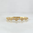 Anillo Carril De Flores 1.4gr / T7 3/4 / Oro 18K ©