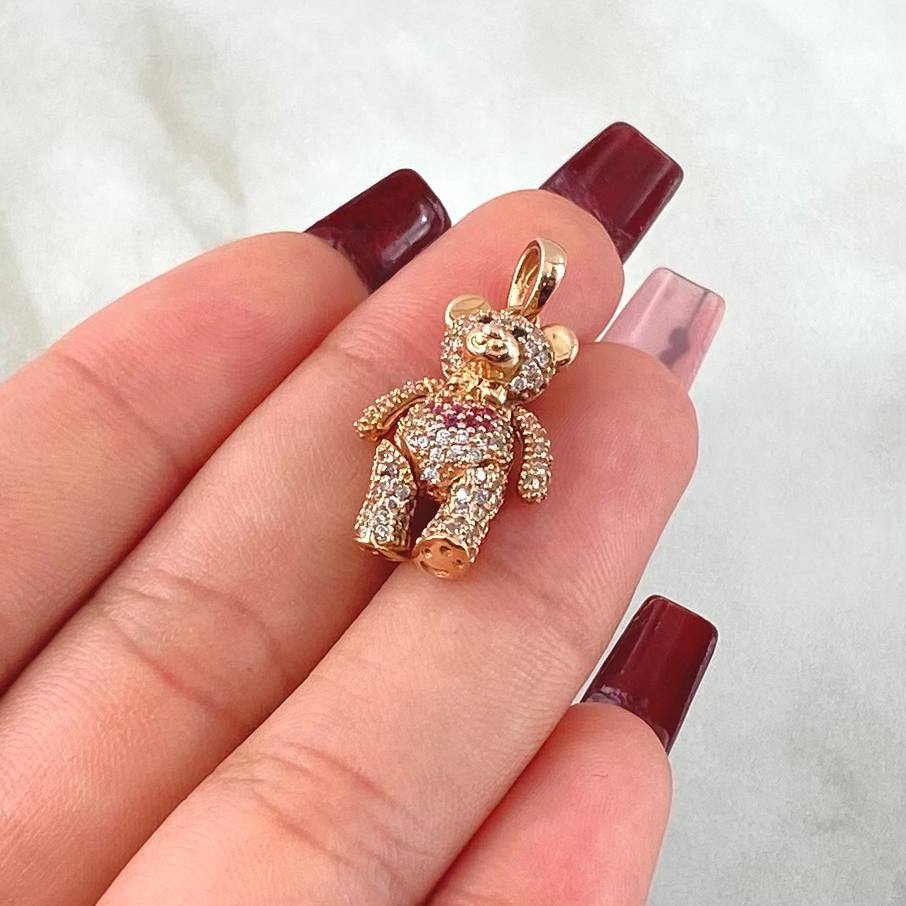 Dije Oso Articulado 4.1gr / 2.5cm / Oro 18K ©