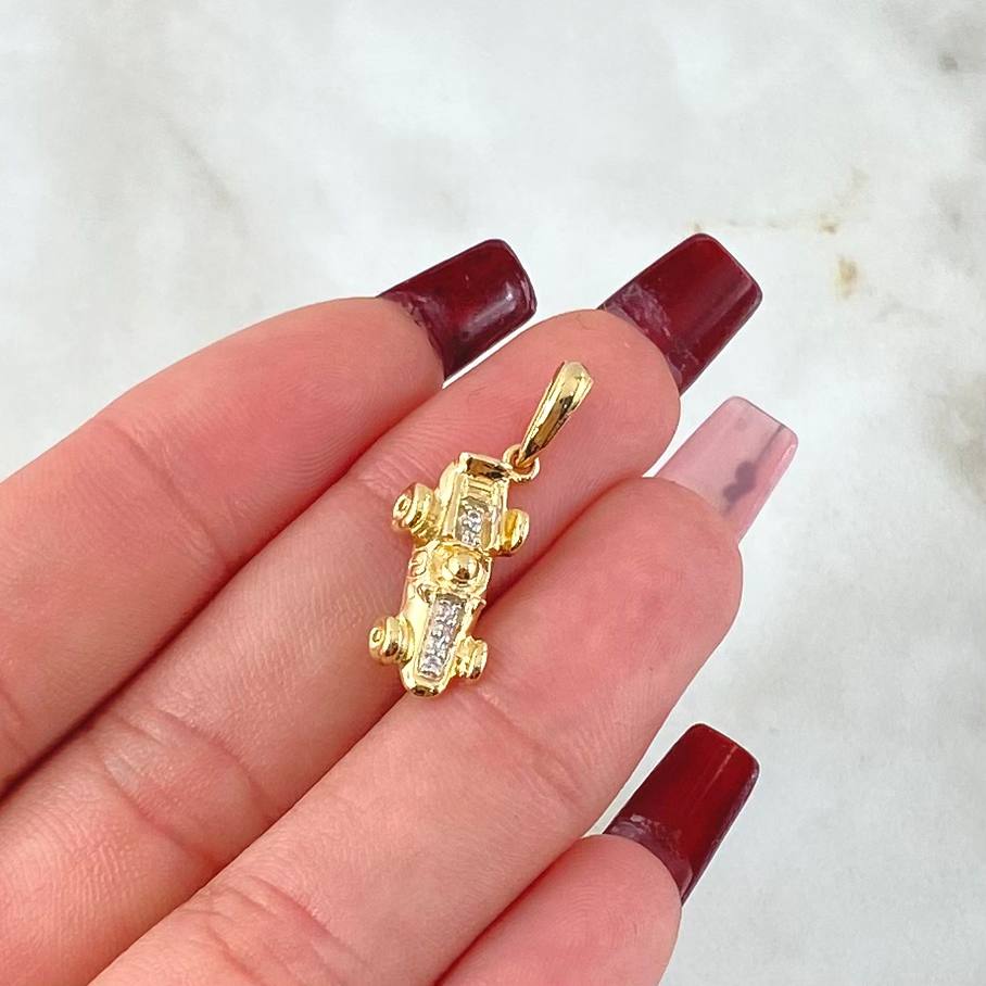 Pendant Car 1.55gr / 2.5cm / 1.0in / 18K Gold ©