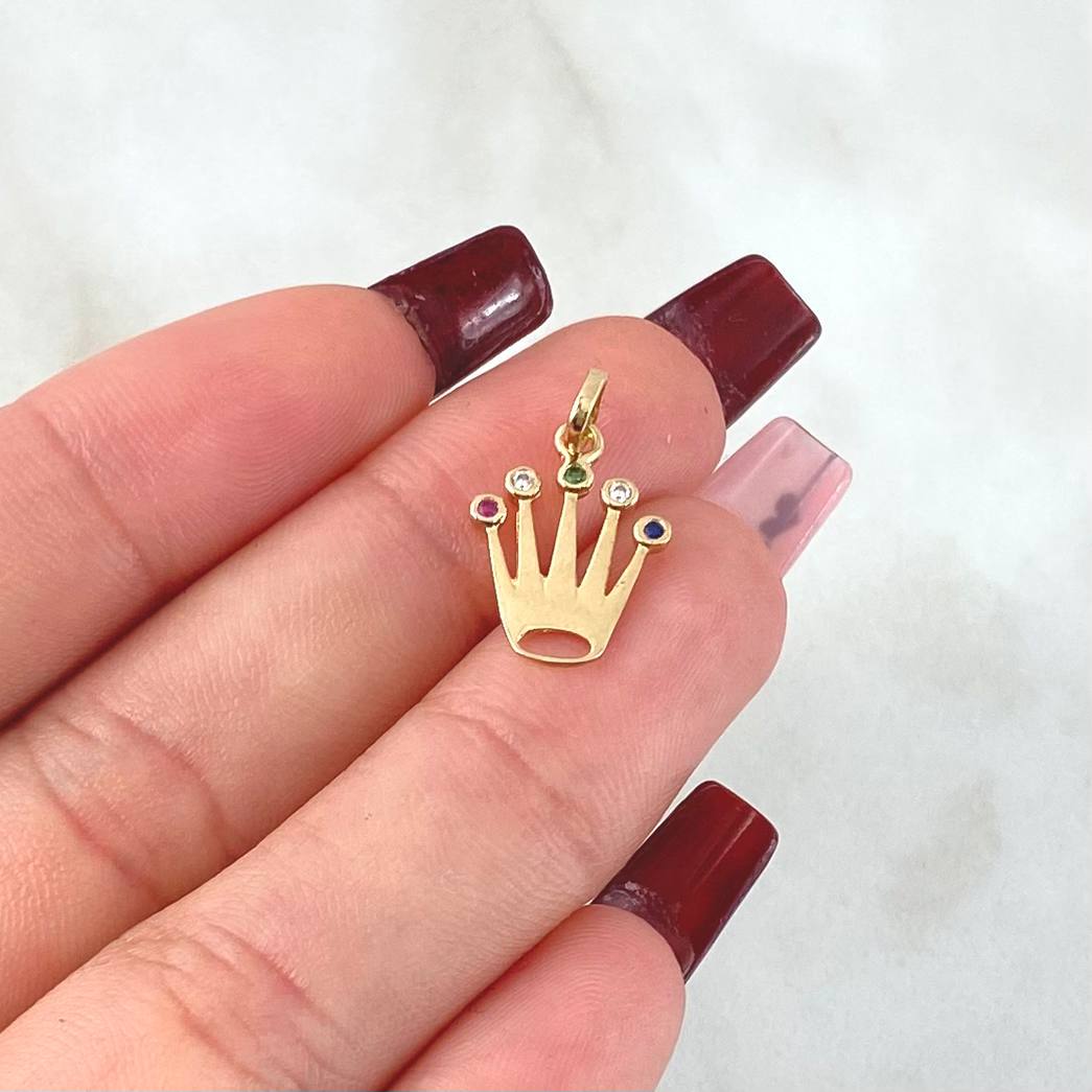 Pendant Crown 0.8gr / 2cm (0.8in) / 18K Gold ©
