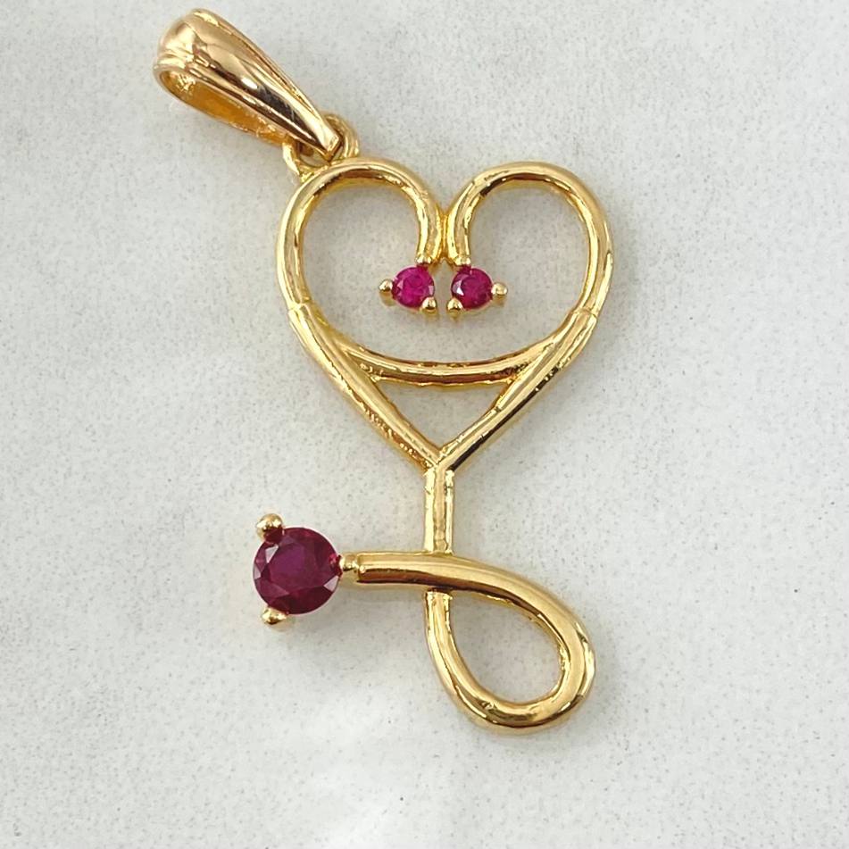 Pendant Stethoscope 2.8gr / 4cm (1.6in) / 18K Gold ©