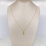 Venetian Chain Set + Pendant Emerald Map 04Pts / 1.2 g / 17 3/4 in 18K Yellow Gold