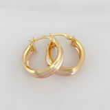 Candongas Aleja 2.85 g / 1 1/2 in Tres Oros 18K