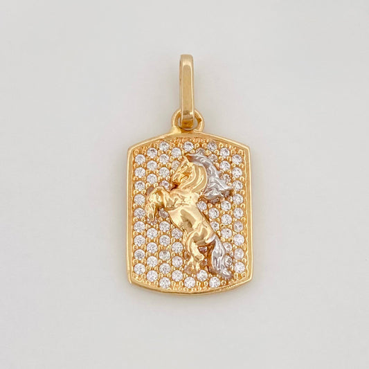 Dije Caballo 2.55 g / 1 in Tres Oros 18K
