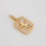 Dije Caballo 2.55 g / 1 in Tres Oros 18K
