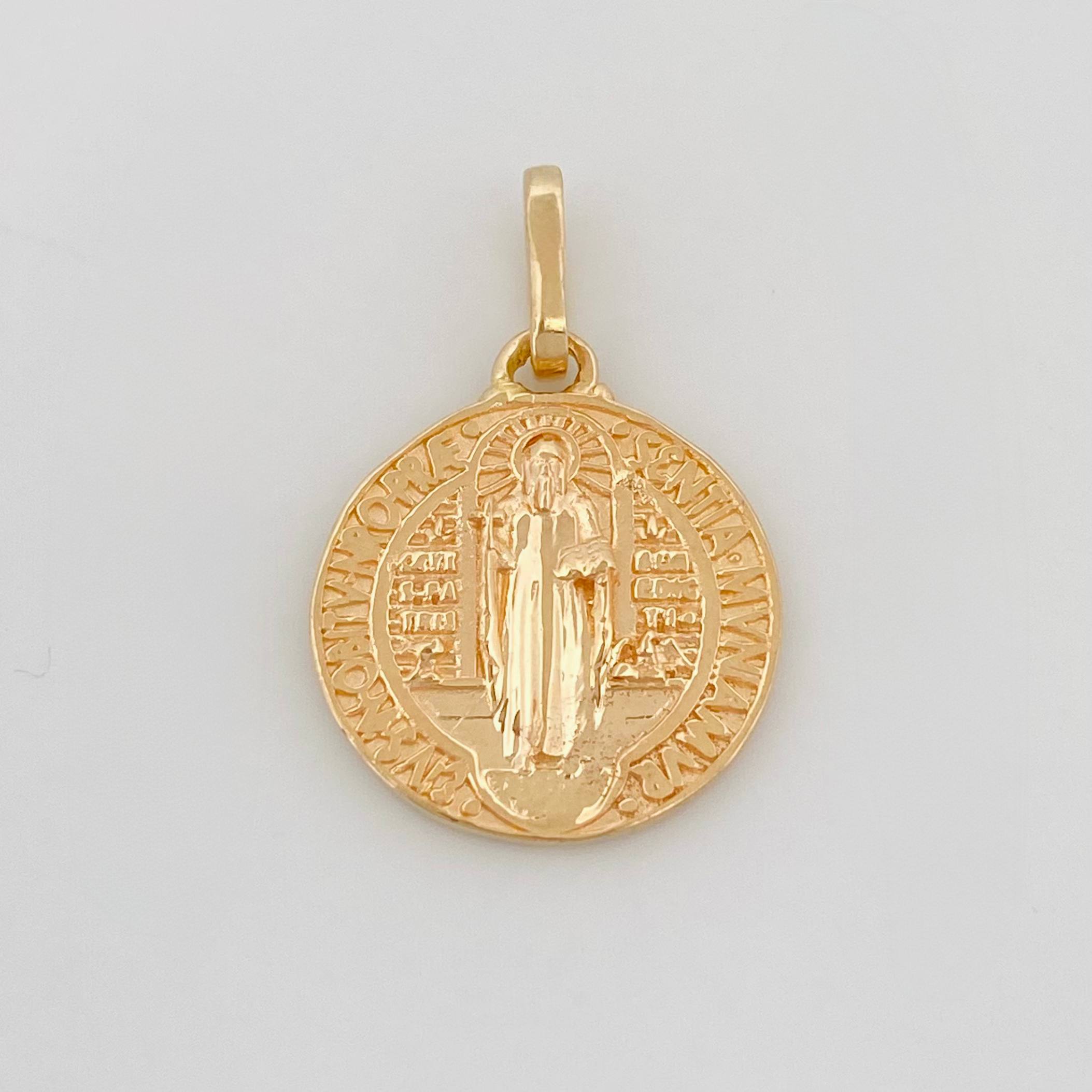 Dije San Benito 2.25 g / 1 in Oro Amarillo 18K