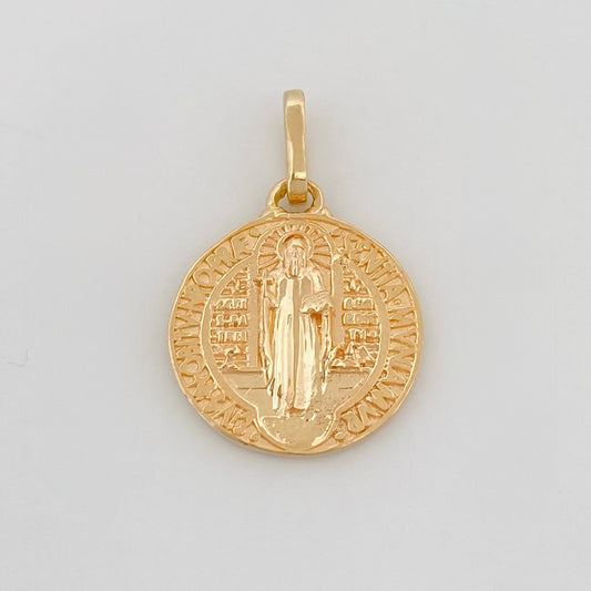 Dije San Benito 2.3 g / 3/4 in Oro Amarillo 18K
