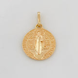 Dije San Benito 2.25 g / 1 in Oro Amarillo 18K