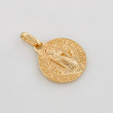 Dije San Benito 2.25 g / 1 in Oro Amarillo 18K