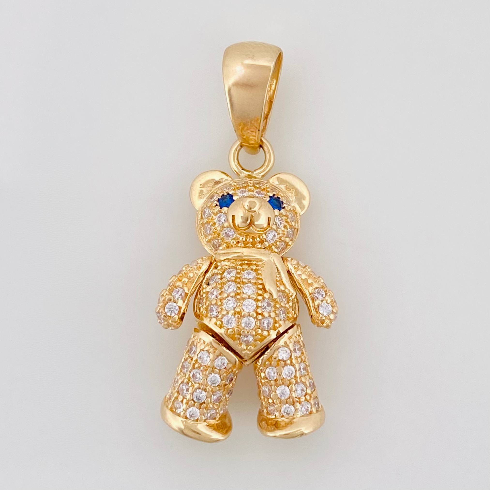Dije Oso Articulado 4.9 g / 1 1/4 in Oro Amarillo 18K