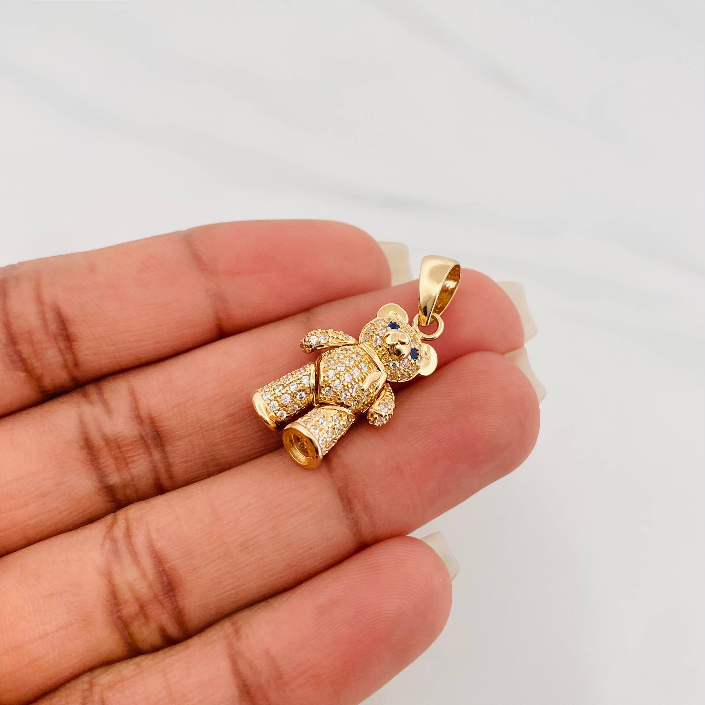 Dije Oso Articulado 4.9 g / 1 1/4 in Oro Amarillo 18K