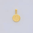 Pendant Letter T Framed Border 0.6g / 3/4 in 18K Yellow Gold