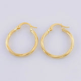 Candongas Mary 1.3g / 1 in Oro Amarillo 18K
