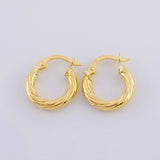 Candongas Mary 1.25g / 1/2 in Oro Amarillo 18K