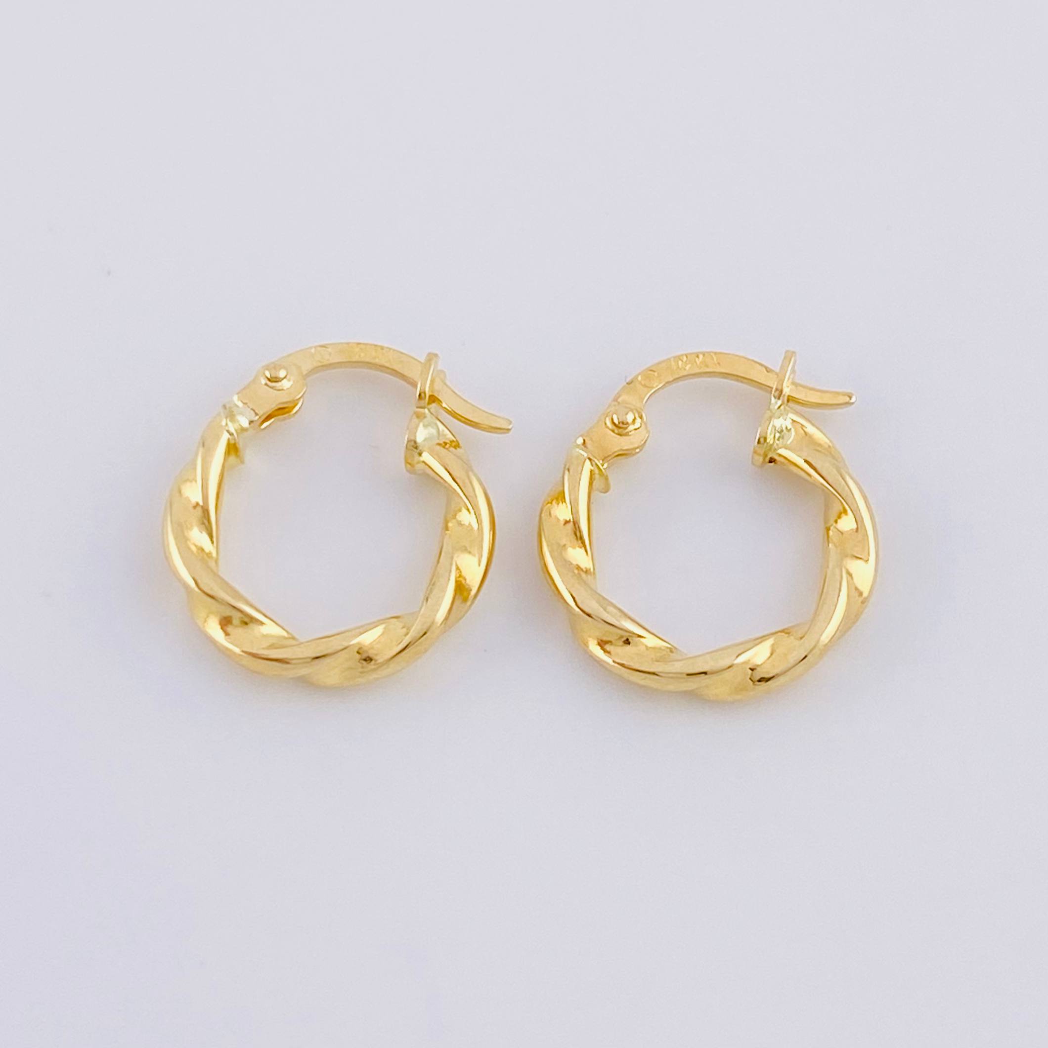Candongas Nico 1g / 3/4 in Oro Amarillo 18K