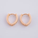 Candongas Carril en V 1.85g / 1/2 in Oro Rosa 18K