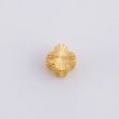 Herraje Trébol Diamantado 0.25g / 1/4 in Oro Amarillo 18K