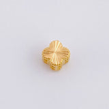 Herraje Trébol Diamantado 0.25g / 1/4 in Oro Amarillo 18K