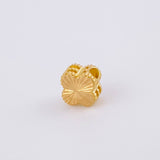 Herraje Trébol Diamantado 0.25g / 1/4 in Oro Amarillo 18K