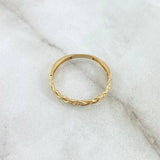 Half Braid Ring 1.35gr / Size 6 / 18K Yellow Gold