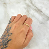 Half Braid Ring 1.35gr / Size 6 / 18K Yellow Gold