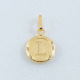 Pendant Letter L 0.65gr / 0.8in / 18K Gold