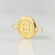Herraje Letra S 0.6gr / 1.8cm / Oro Amarillo 18K