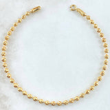Military Bracelet 5.5gr / 7.5in / 18K Gold ©