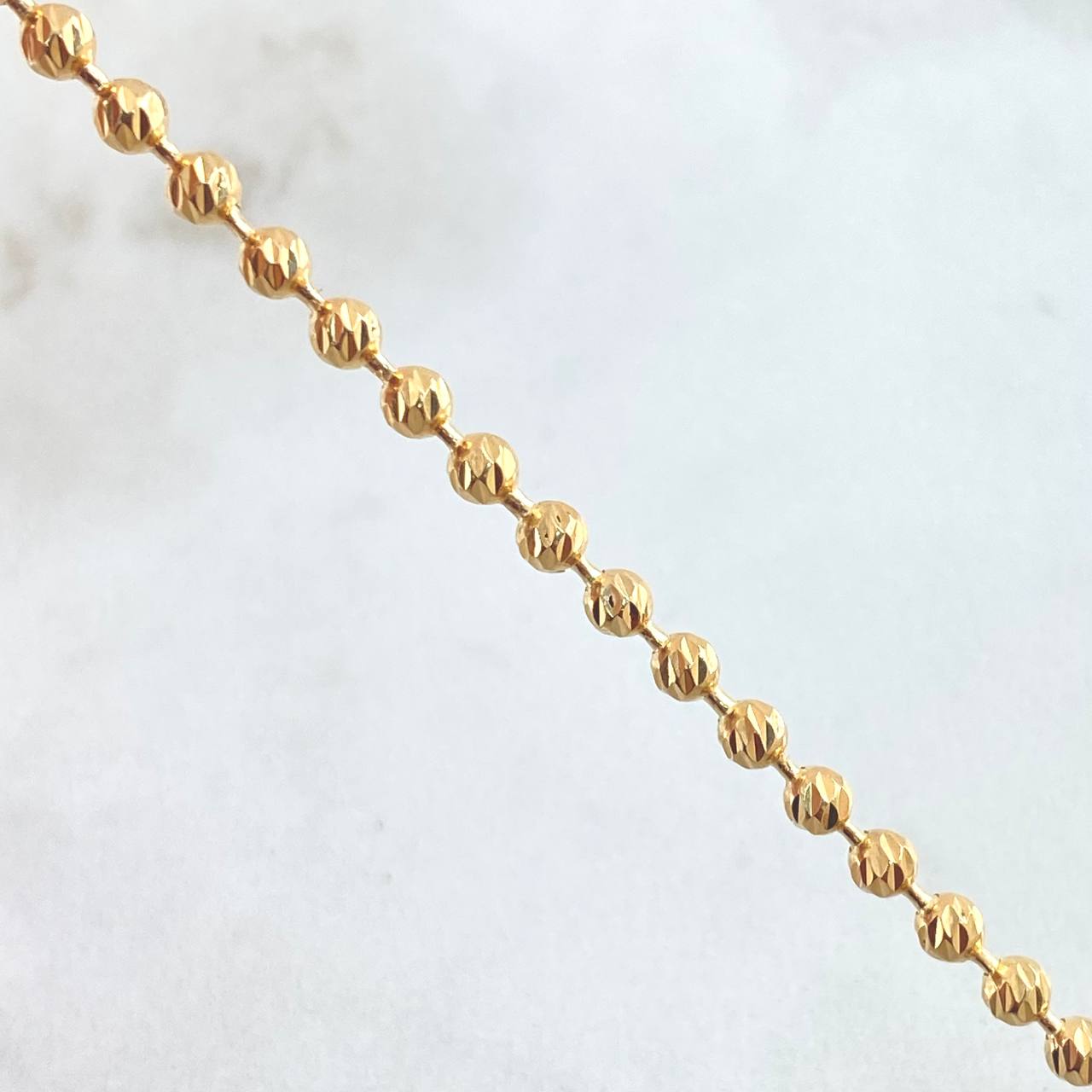 Military Bracelet 5.5gr / 7.5in / 18K Gold ©