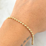 Military Bracelet 5.5gr / 7.5in / 18K Gold ©