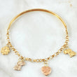 Bracelet Charms 5.75gr / 7.5in / Three 18K Golds ©