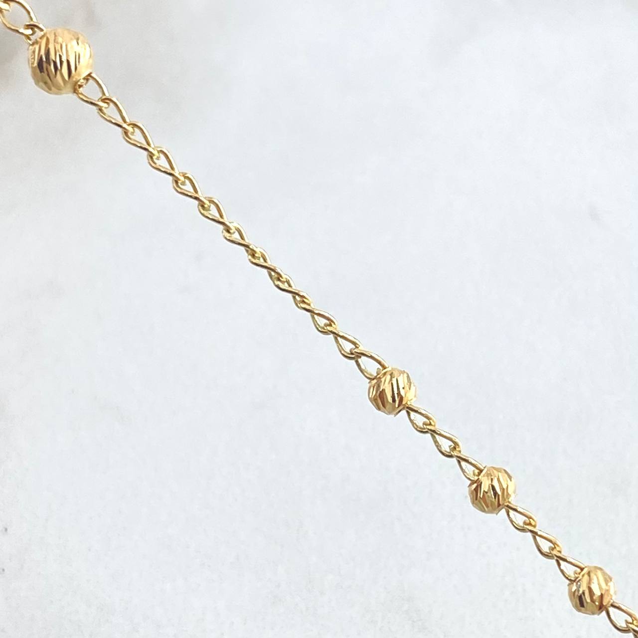 Rosario Virgen Milagrosa 8.5gr / 65cm / Oro Amarillo 18K ©