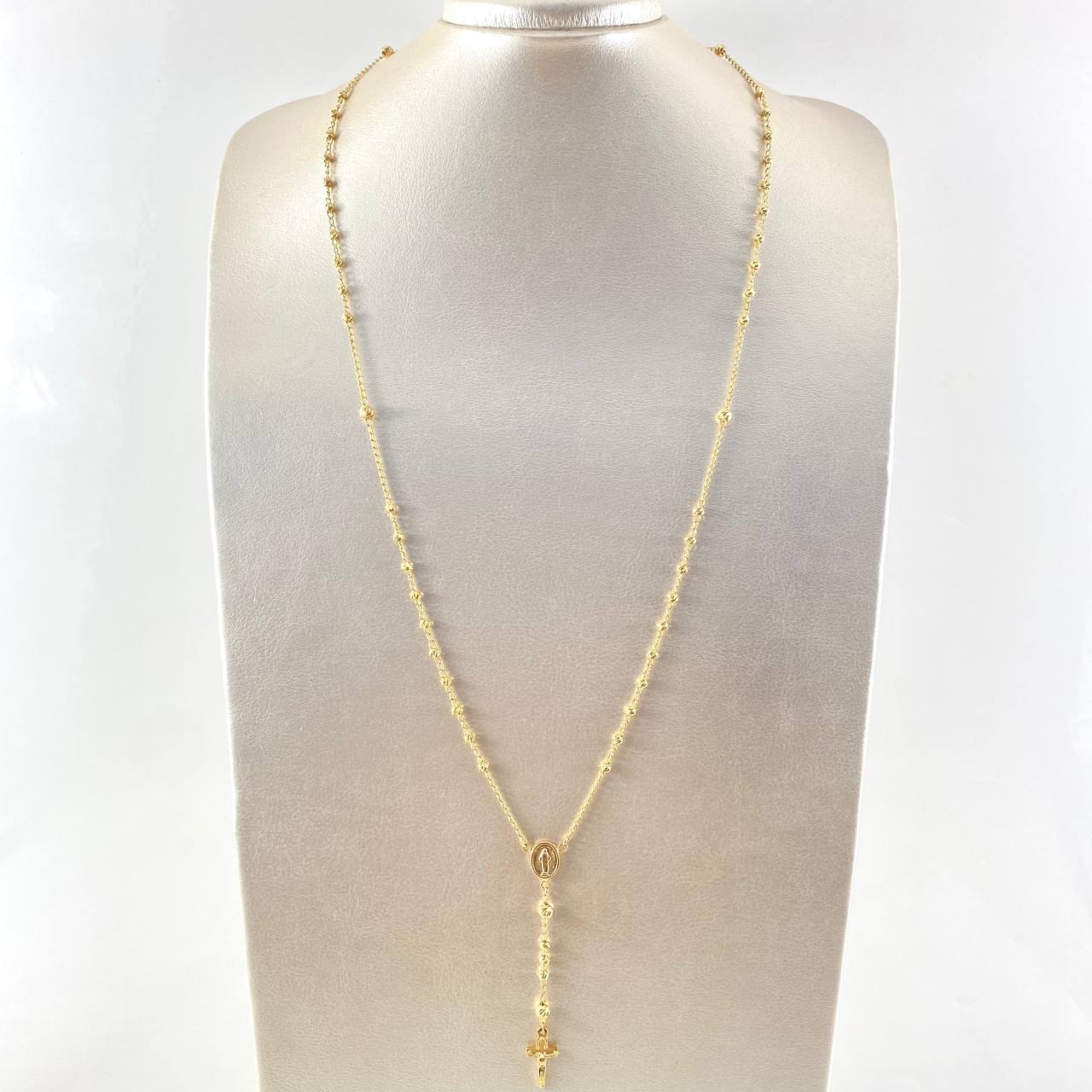Rosario Virgen Milagrosa 8.5gr / 65cm / Oro Amarillo 18K ©