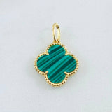 Clover Pendant 1.85gr / 1in / 18K Yellow Gold Nac.Esp.