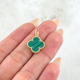 Clover Pendant 1.85gr / 1in / 18K Yellow Gold Nac.Esp.
