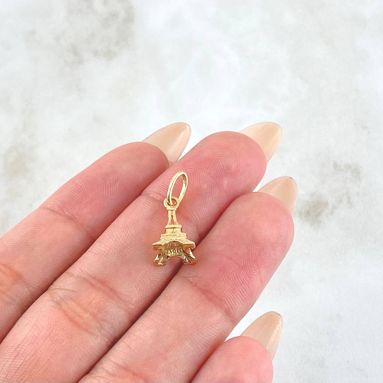 Pendant Eiffel Tower 1.15gr / 0.7in / 18K Gold ©