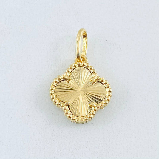 Dije Trebol 1.9gr / 3/4 in / Oro Amarillo Nac.Esp. 18K
