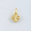 Clover Pendant 1.4gr / 3/4 in / 18K Yellow Gold Nac.Esp.