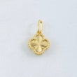 Clover Pendant 1.45gr / 3/4 in / 18K Gold