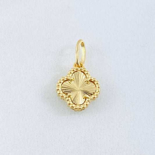 Dije Trebol 1.45gr / 3/4 in / Oro Amarillo Nac.Esp. 18K