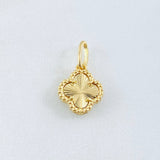 Clover Pendant Gold 1.45gr / 3/4 in / 18K Yellow Gold Nac.Esp.