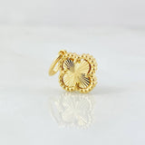 Clover Pendant 1.4gr / 3/4 in / 18K Yellow Gold Nac.Esp.