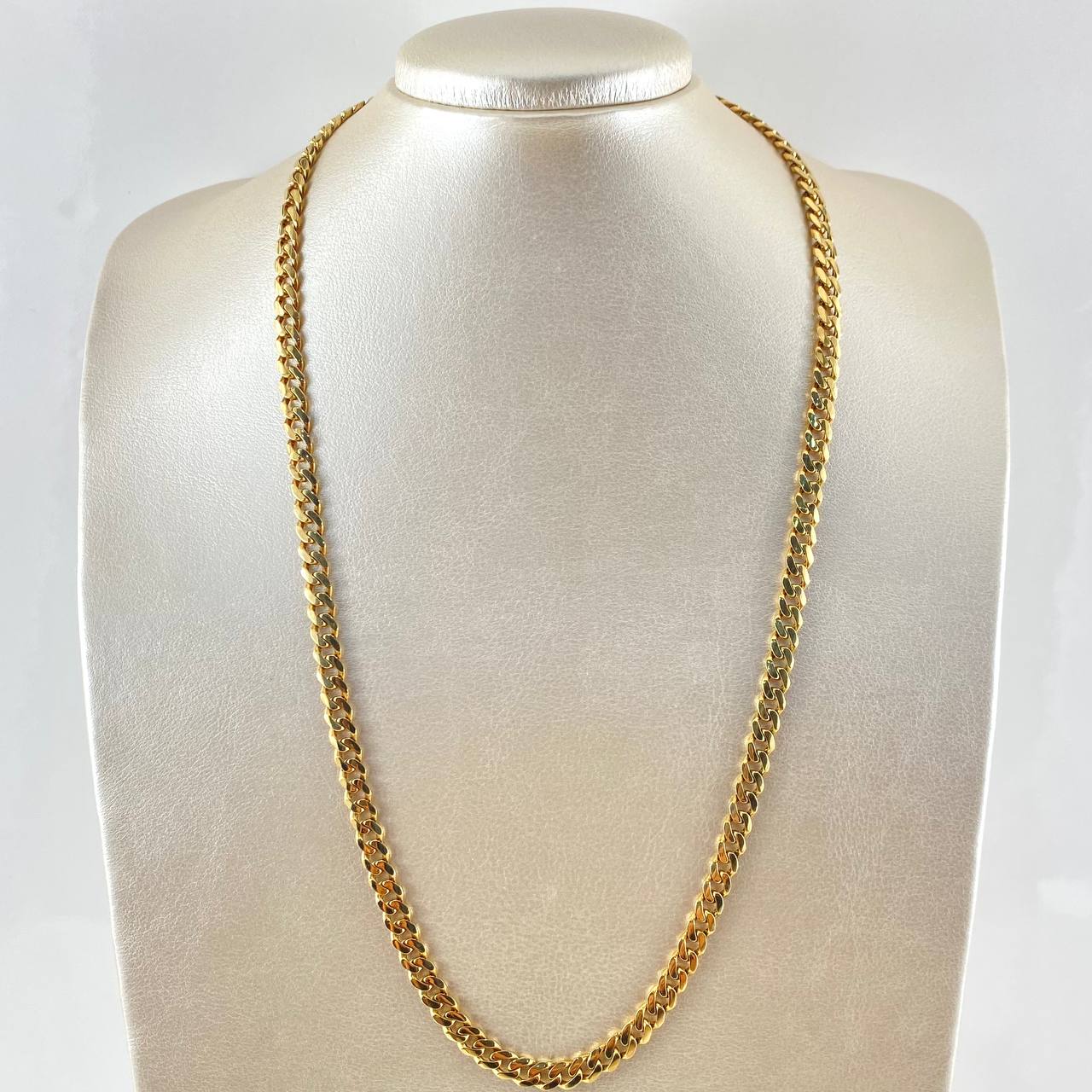 Cadena Cubana 25.95gr / 60cm / 6mm Oro Amarillo 18K ©