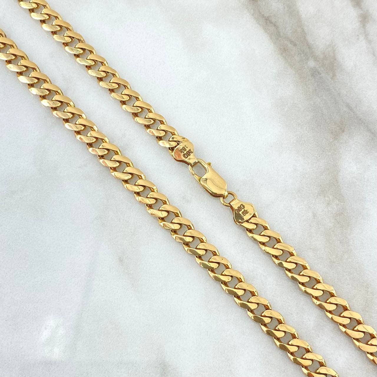 Cadena Cubana 25.95gr / 60cm / 6mm Oro Amarillo 18K ©