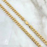 Cadena Cubana 25.95gr / 60cm / 6mm Oro Amarillo 18K ©